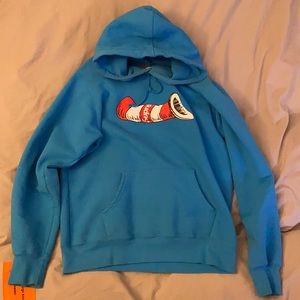 Supreme cat in the hat sweatshirt M bright royal